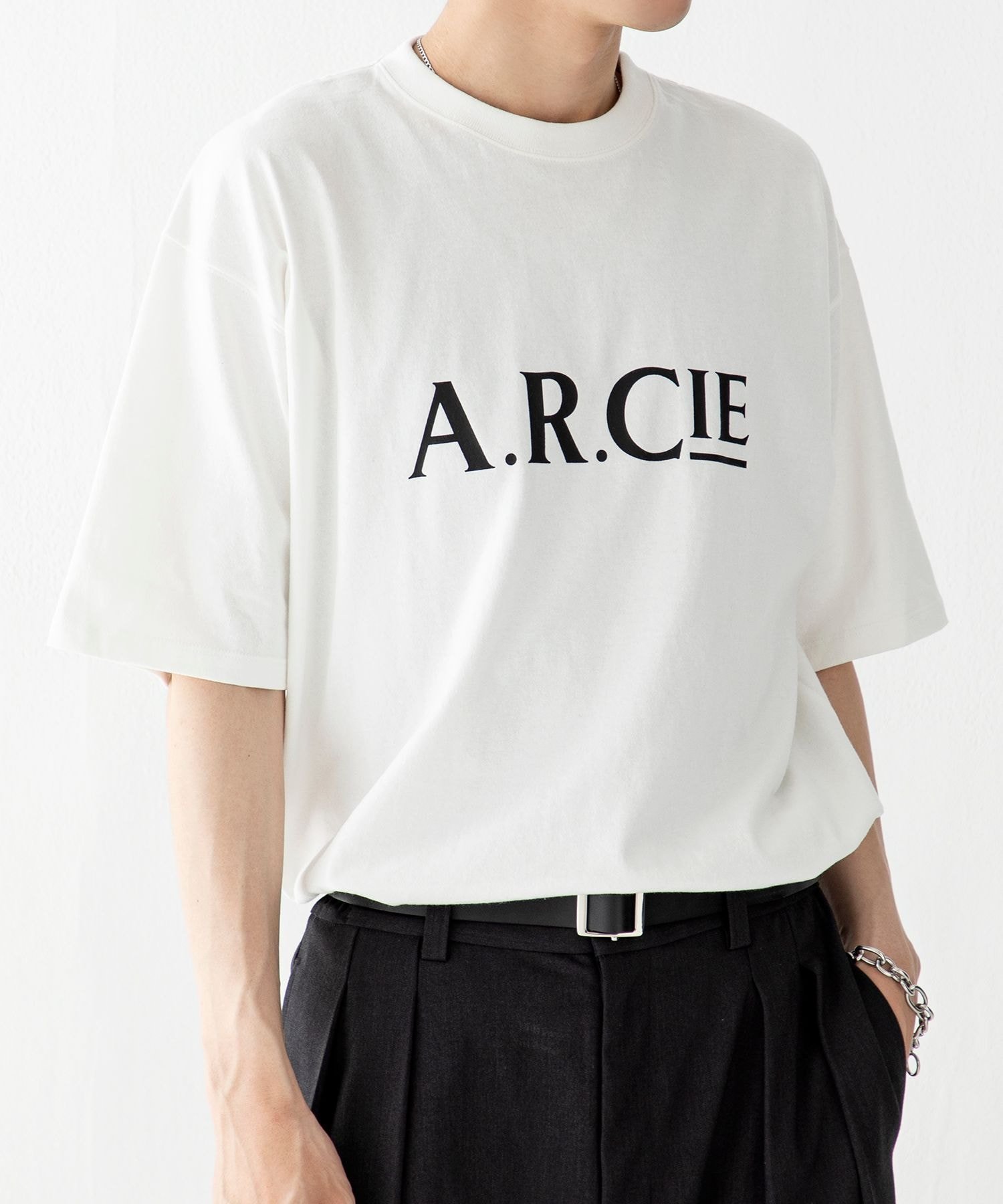 【AMERICAN RAG CIE】 ロゴTシャツ(ユニセックス) ベイフロー トップス カットソー・Tシャツ ホワイト ブラック グリーン