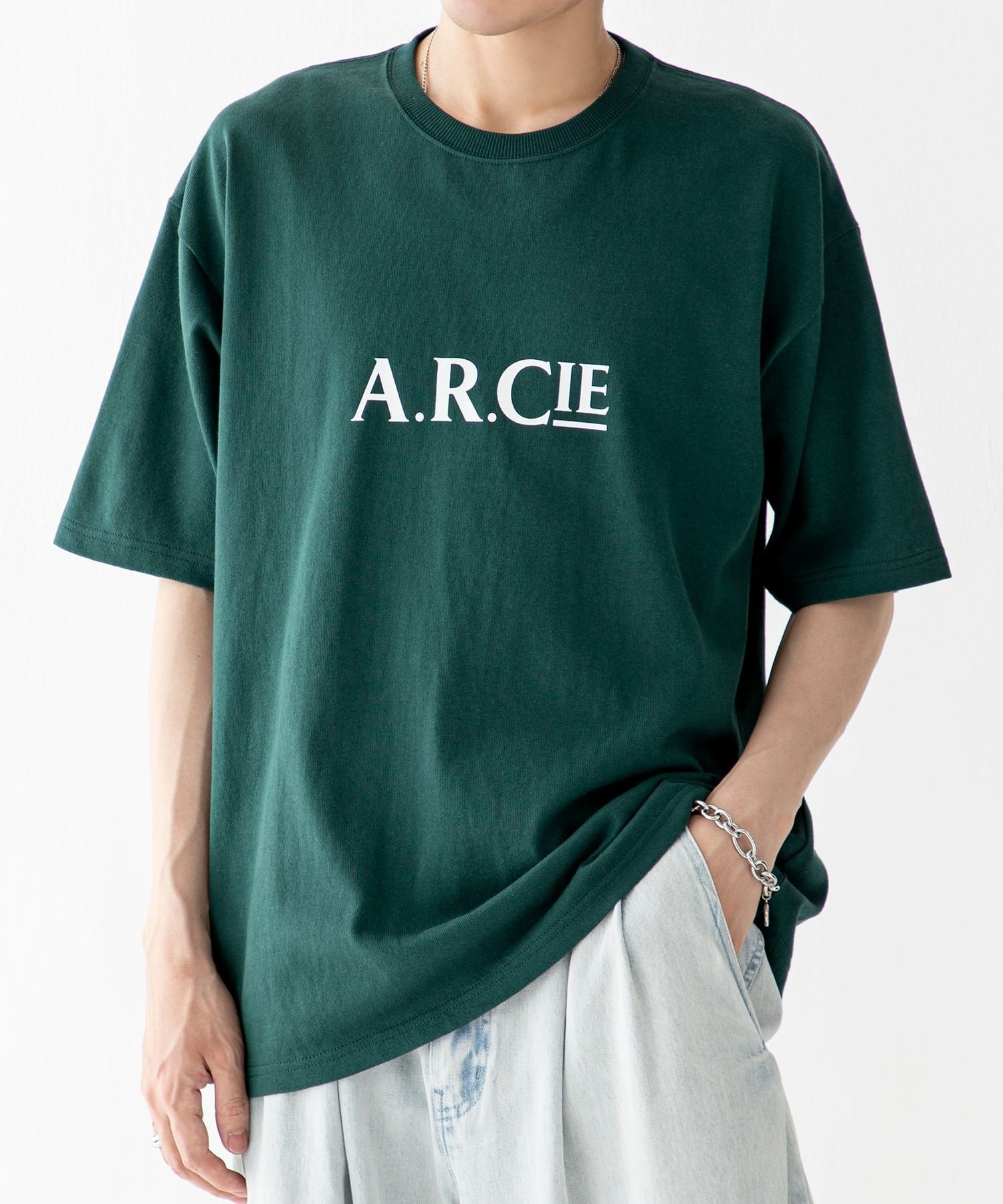 【AMERICAN RAG CIE】 ロゴTシャツ(ユニセックス) ベイフロー トップス カットソー・Tシャツ ホワイト ブラック グリーン