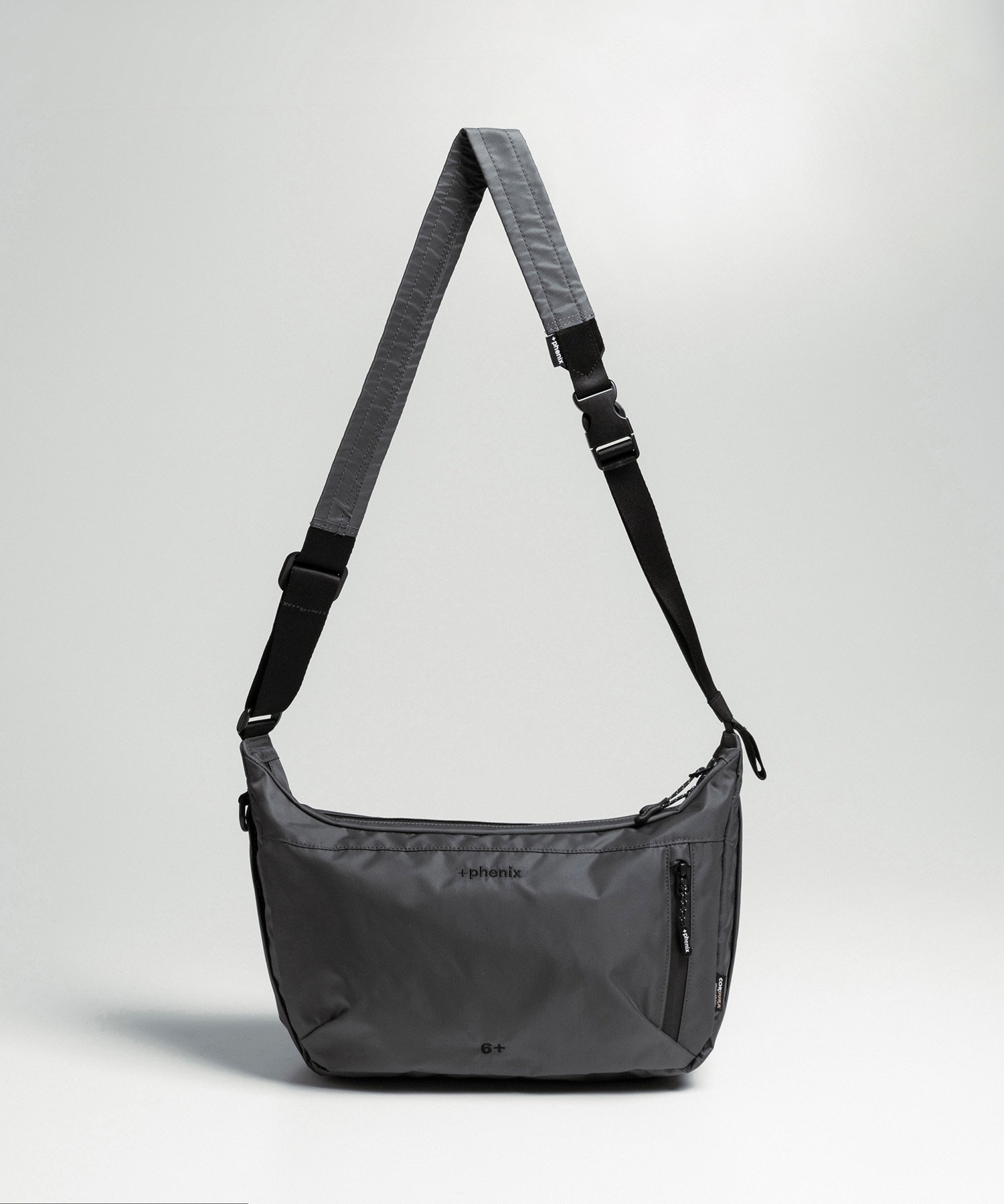 +phenix +phenix EXPAND SHOULDER BAG 6+ エクスパンド ショルダーバッグ シフォン バッグ ショルダーバッグ グレー