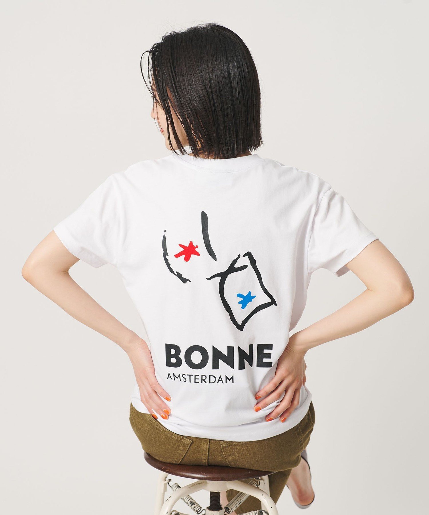 【別注】＜BONNE＞プリント Tシャツ ビューティー＆ユース ユナイテッドアローズ トップス カットソー・Tシャツ
