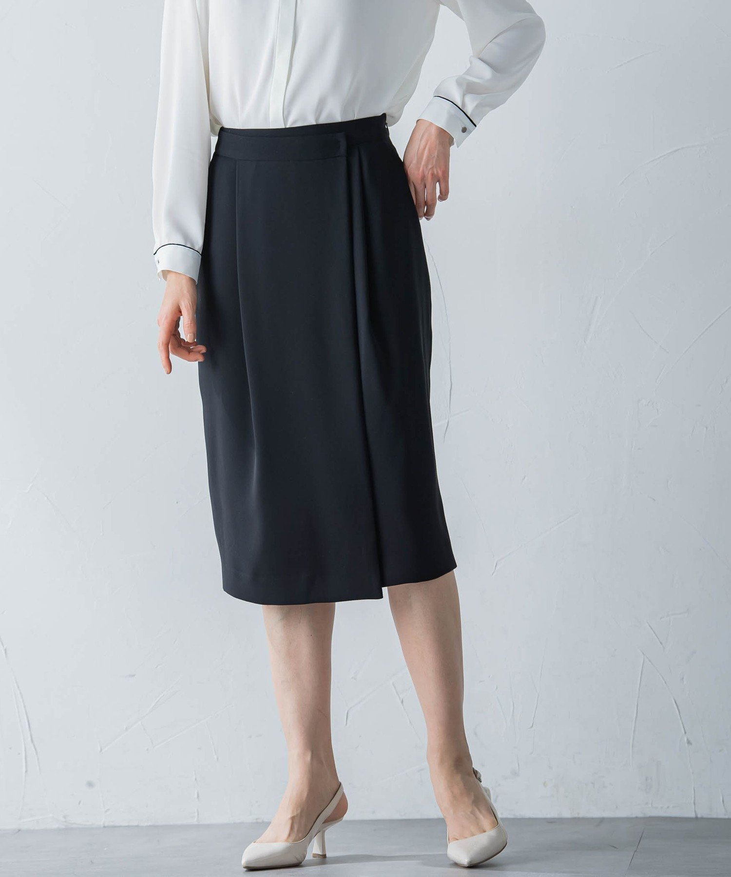 【SALE／50%OFF】LAUTREAMONT ライトダブルクロススカート≪セットアップ対応/洗え
