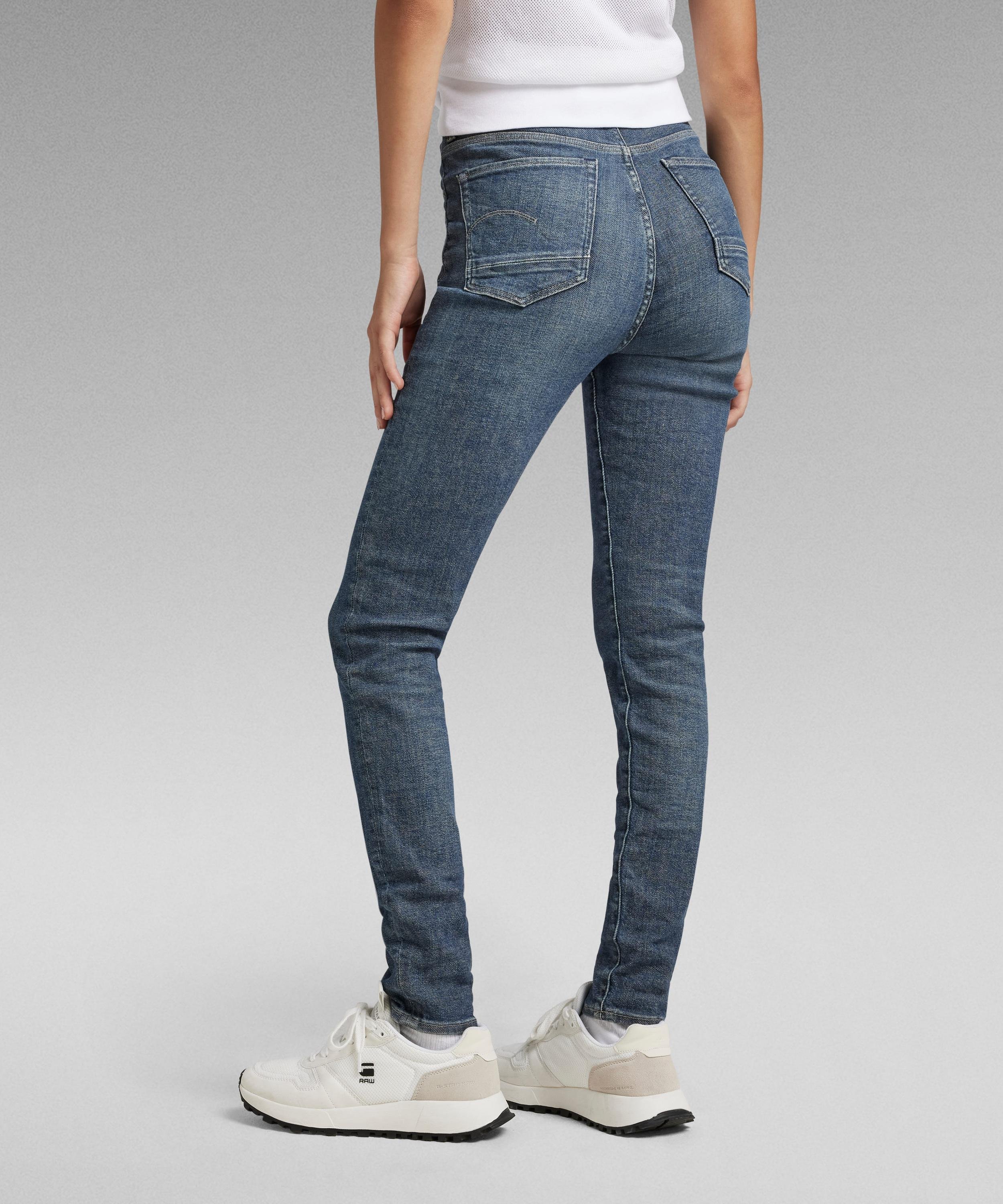 【公式ショップ】KAFEY ULTRA HIGH SKINNY JEANS/ハイウエストスキニージーンズ ジースターロゥ パンツ ジーンズ・デニムパンツ ブルー