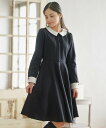 組曲 KIDS 【150-170cm】KUMIKYOKU NAVY ワンピース クミキョク ワンピース・ドレス ワンピース ネイビー【送料無料】