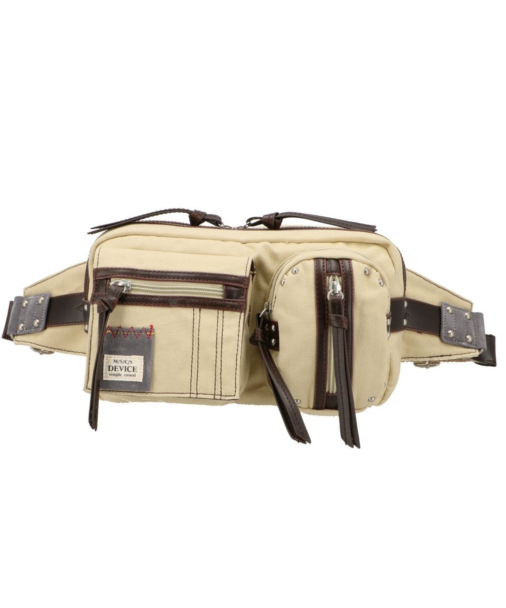 DEVICE DEVICE デバイス LHH74028 マディソン 2P ヒップバッグ ローラ バッグ ボディバッグ・ウエストポーチ ベージュ ブラウン カーキグリーン ブラック