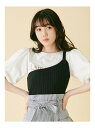 【SALE/28%OFF】dazzlin ワンショルニットビスチェ ダズリン ニット【RBA_S】【RBA_E】
