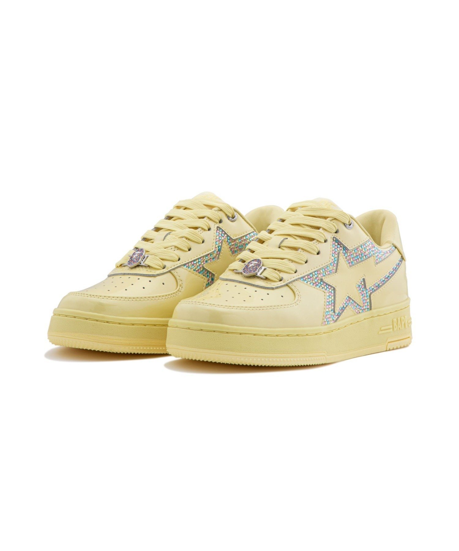 A BATHING APE BAPE STA ICON #3 ア ベイシング エイプ シューズ・靴 スニーカー イエロー ホワイト ピンク【送料無料】
