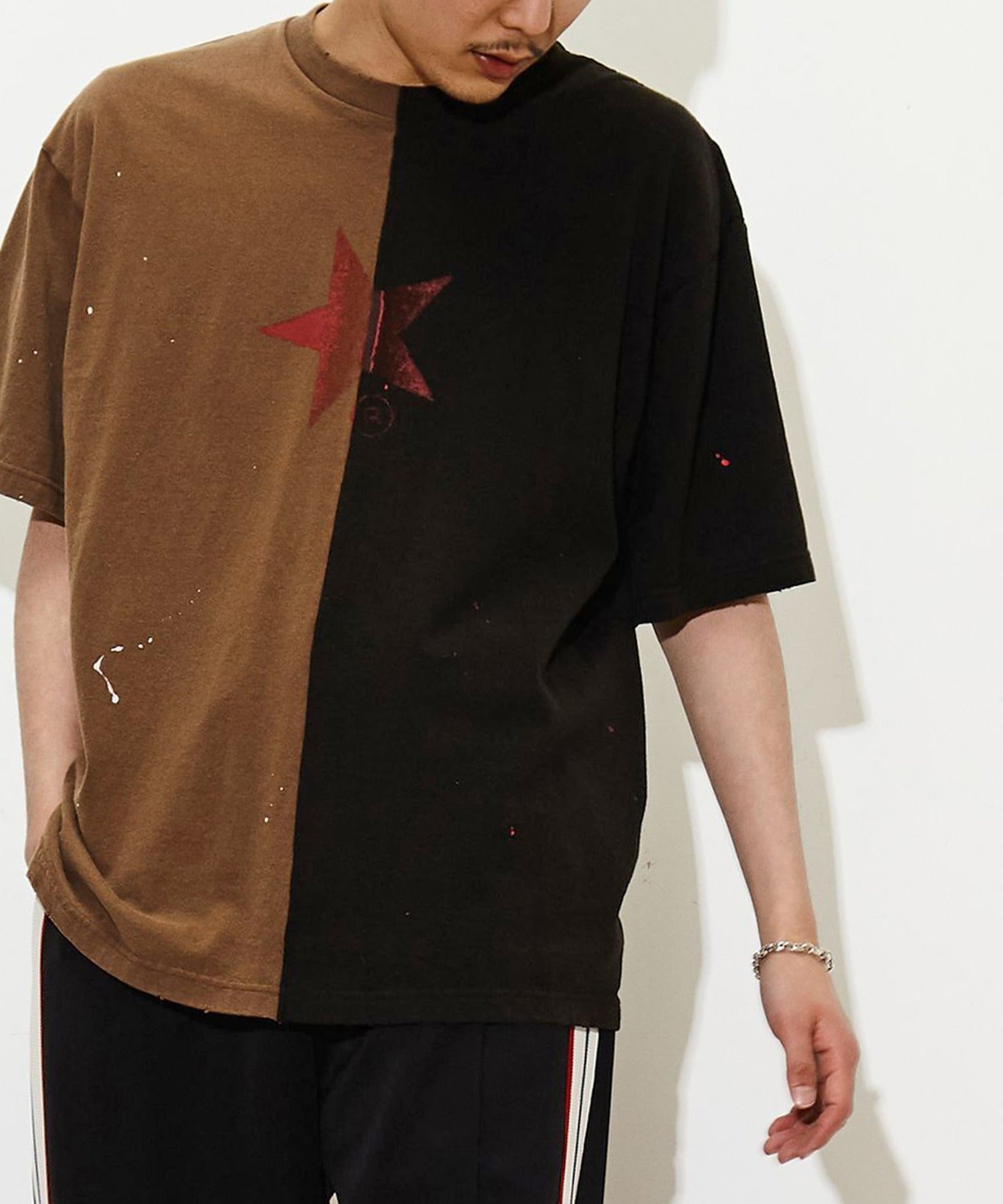 CONVERSE TOKYO MENS REMAKE STYLE PAINT TEE Сȥ祦 ȥåץ åȥT ֥å ۥ磻 ֥饦 ١̵