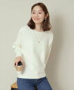 【SALE/20%OFF】ITS' DEMO 【手洗い可】カラフルリブドルマンニット イッツデモ トップス ニット グリーン グレー ブルー ピンク レッド ネ...