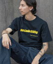 BEN DAVIS / WHITE LABEL 【BEN DAVIS(ベンデイビス)】LETTERED CROPPED TEE NV / Tシャツ 短丈 クルーネック 半袖 ナバル トップス カットソー・Tシャツ ブラック グレー ホワイト【送料無料】