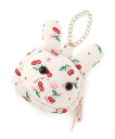 mezzo piano 【Cath Kidston】ウサギ型ミニポーチチャーム ナルミヤオンライン バッグ リュック・バックパック ホワイト ピンク【送料無料】