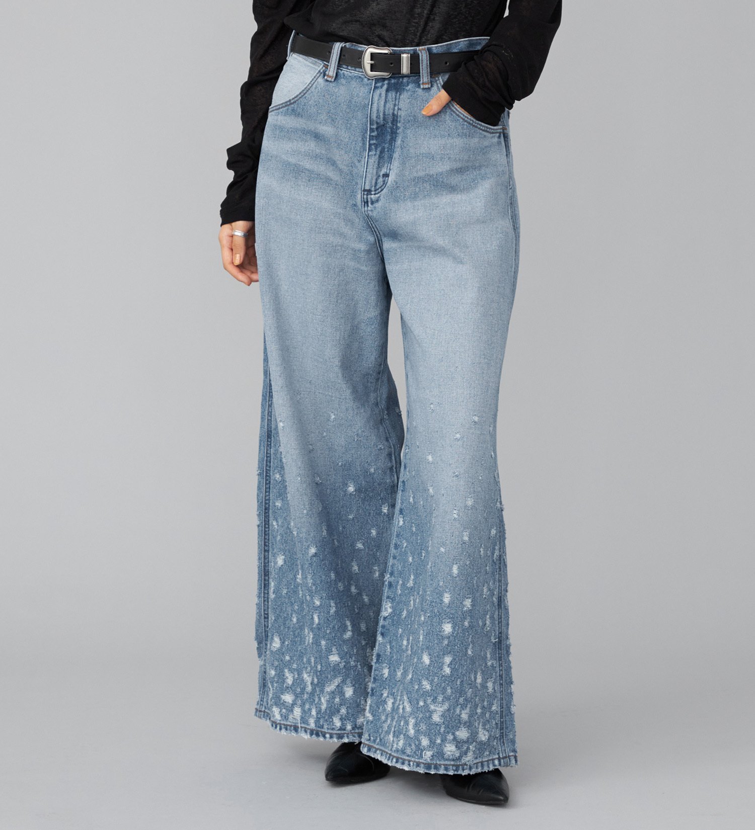 Wrangler Wrangler WREMAKE WIDE DENIM PANTS エドウインオンラインモール パンツ ジーンズ・デニムパンツ ブルー