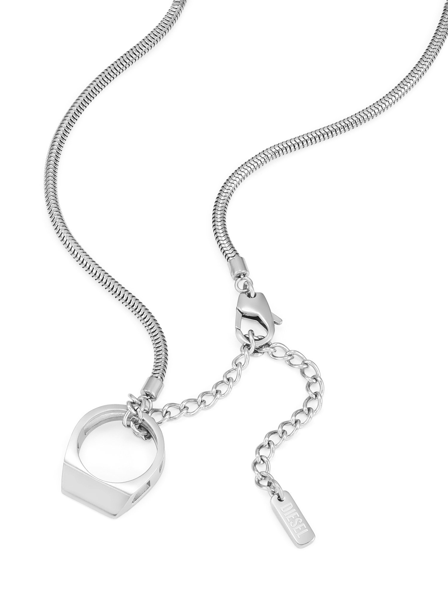 ディーゼル アクセサリー ユニセックス ネックレス シルバー DX1672040 ウォッチステーションインターナショナル アクセサリー・腕時計 ネックレス シルバー
