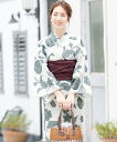 SOUBIEN 浴衣2点セット レディース (浴衣+帯) ソウビエン 着物・浴衣・和装小物 浴衣 グレー ワインレッド ピンク【送料無料】