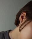 Lilas 《予約》【SAMH by LILAS】ダイヤモンドカットシェルピアス SV(両耳) スピックアンドスパン アクセサリー・腕時計 ピアス シルバー【送料無料】