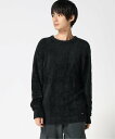 GUESS GUESS/(M)JOSIAH Cn Furry Sweater ゲス トップス ニット ブラック【送料無料】