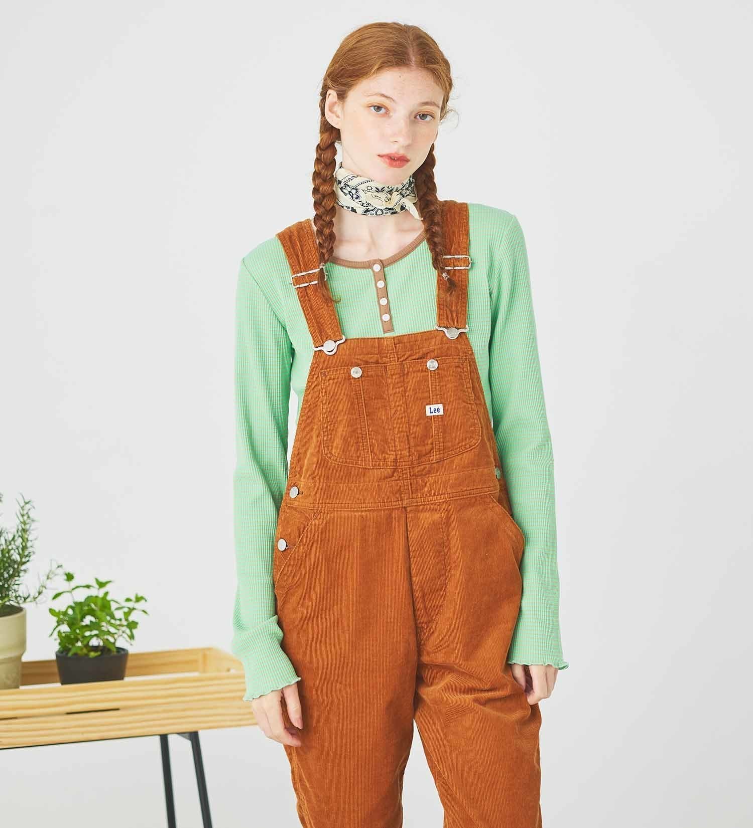 Lee Lee 【秋冬】テーパードオーバーオール/サロペット コーデュロイ・ヒッコリー DUNGAREES エドウインオンラインモール オールインワン・オーバーオール オーバーオール・サロペット グリーン ブラウン【送料無料】