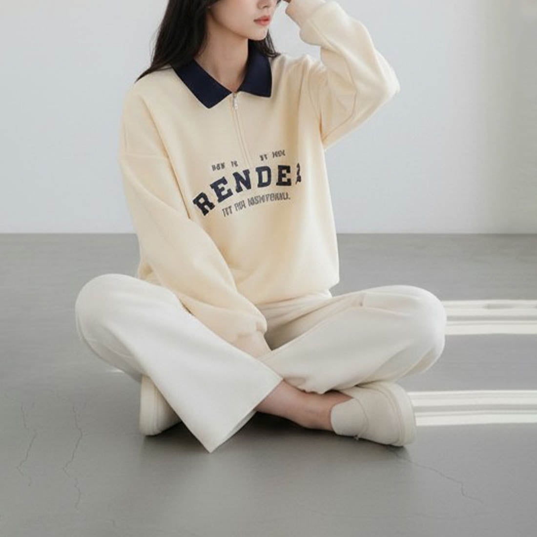 MM6 コントラスト スリーブ スウェット トレーナー ニット バイカラー Maison Margiela（旧Maison Martin Margiela） - 【専用】MM6