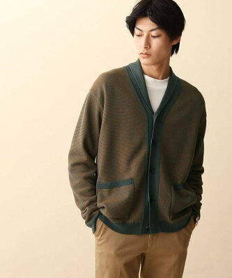 【SALE/60%OFF】TAKEO KIKUCHI メランジ ショールカラー カーディガン タケオキクチ トップス カーディガン ベージュ ネイビー【送料無料】