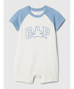 ギャップベビー　ベビー服 GAP (K)ラグラン ショートオール (ベビー) ギャップ マタニティウェア・ベビー用品 ロンパース・カバーオール ホワイト【送料無料】