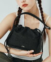 GYDA 【WEB限定商品】ワンハンドルデニムハンドバッグ GY-B271 エルゲイス バッグ ハンドバッグ ブラック ブルー【送料無料】