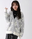 【SALE/20%OFF】repipi armario 【洗えるニット】FLOWERシャギーカーディガン レピピアルマリオ トップス カーディガン ベージュ グ...