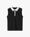 agnes b. FEMME ポロシャツ アニエスベー トップス ポロシャツ ブラック【送料無料】