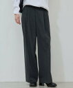 GALLARDAGALANTE タックワイドストレートパンツ ガリャルダガランテ パンツ その他のパンツ グレー【送料無料】