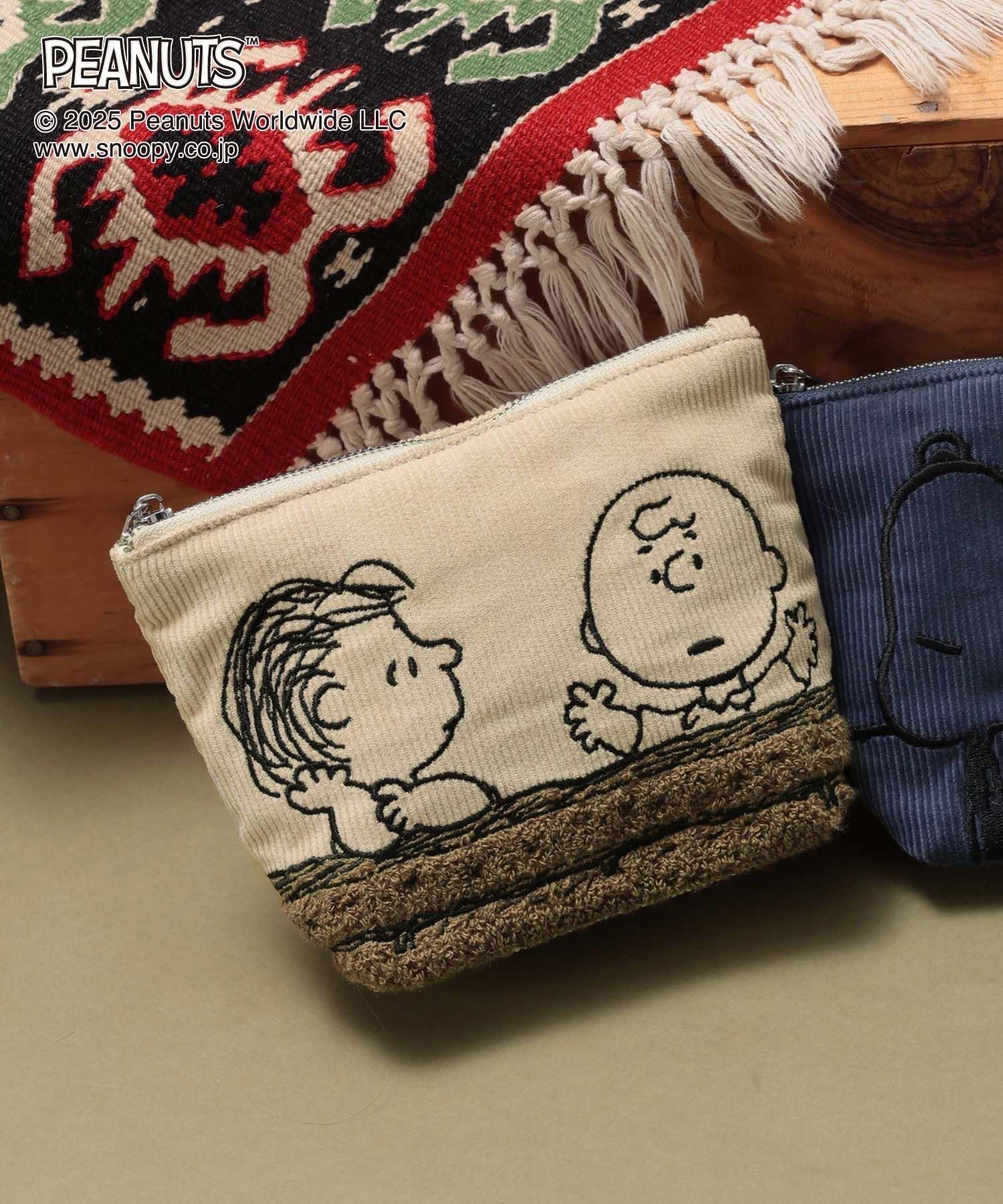 GLOBAL WORK PEANUTS/サガラポーチ/593174 グローバルワーク 財布・ポーチ・ケース ポーチ ブラウン