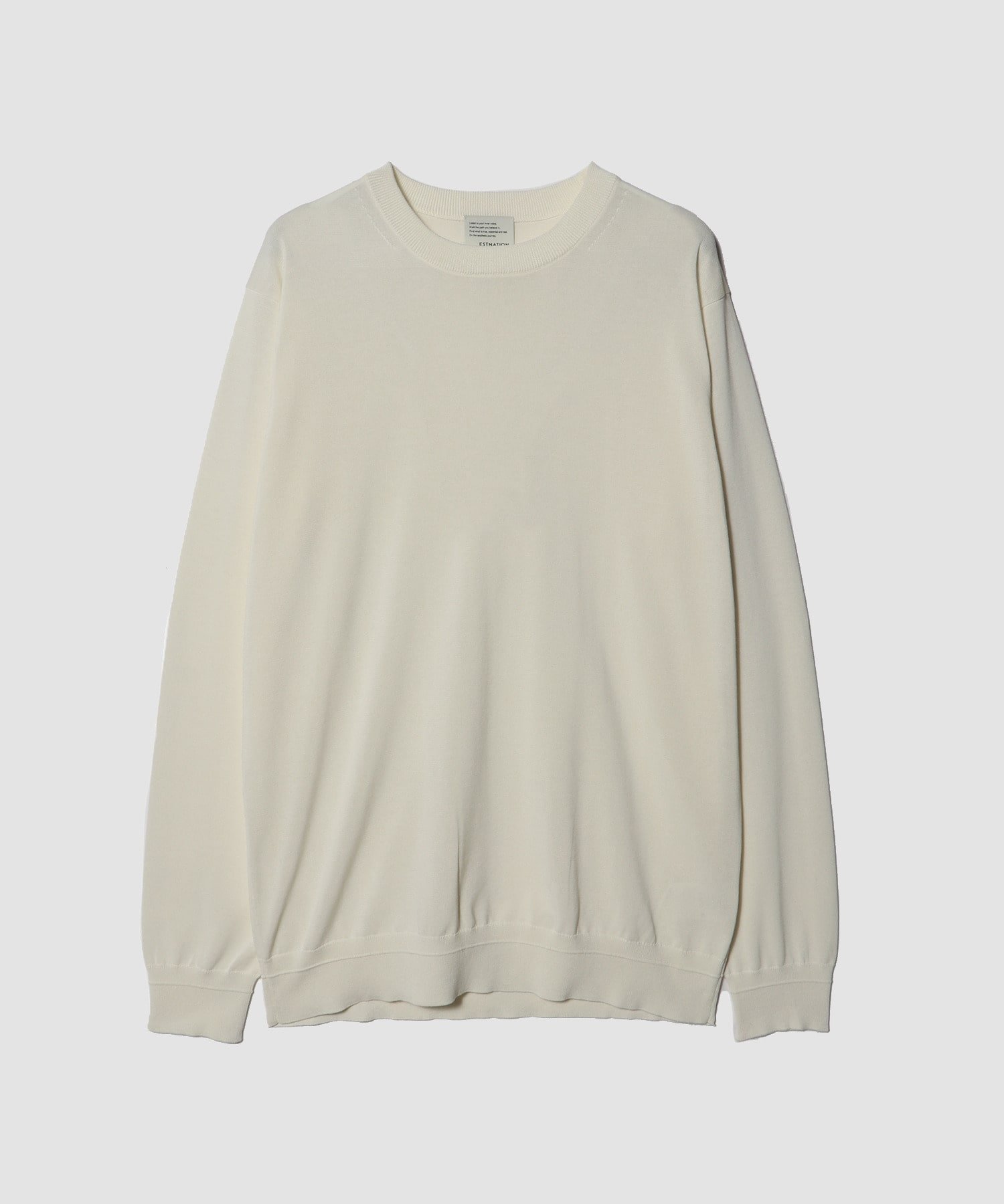 ESTNATION ESTNATION / ウォッシャブルベーシックニット エストネーション ト
