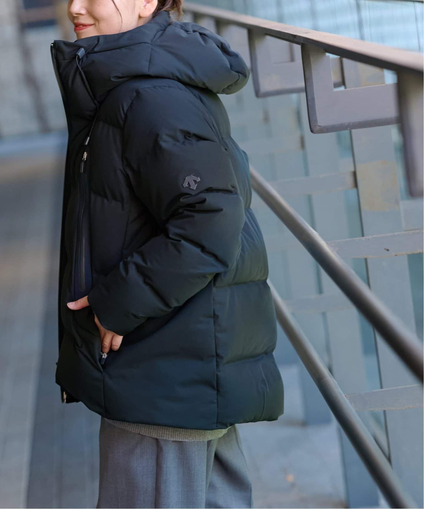 ジャーナルスタンダード JOURNAL STANDARD 【DESCENTE ALLTERRAIN】OVER SIZED JACKET MOUNTAINEER S:ダウンジャケット ジャーナル スタンダード ジャケット・アウター ダウンジャケット・ダウンベスト ブラック【送料無料】