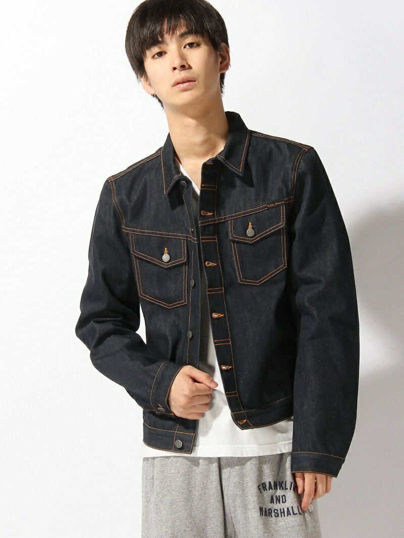 【SALE／50%OFF】Nudie Jeans nudie jeans/(M)Kenny_デニムジャケット ヒーローインターナショナル マーケット プレイス ジャケット・アウター デニムジャケット ネイビー【送料無料】