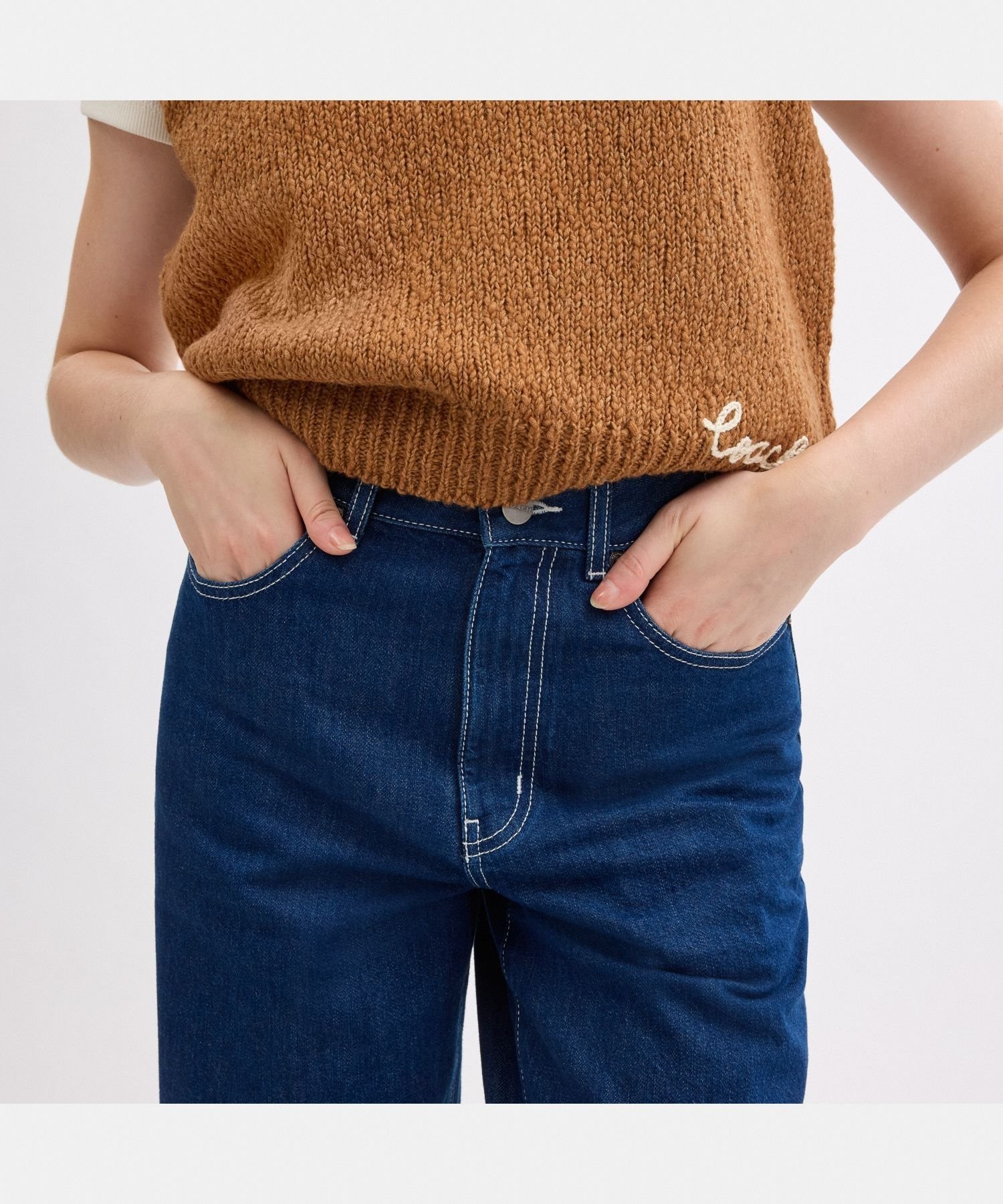 【SALE／20%OFF】COACH OUTLET 【公式】デニム ジーンズ コーチ　アウトレット パンツ その他のパンツ ブルー【送料無料】