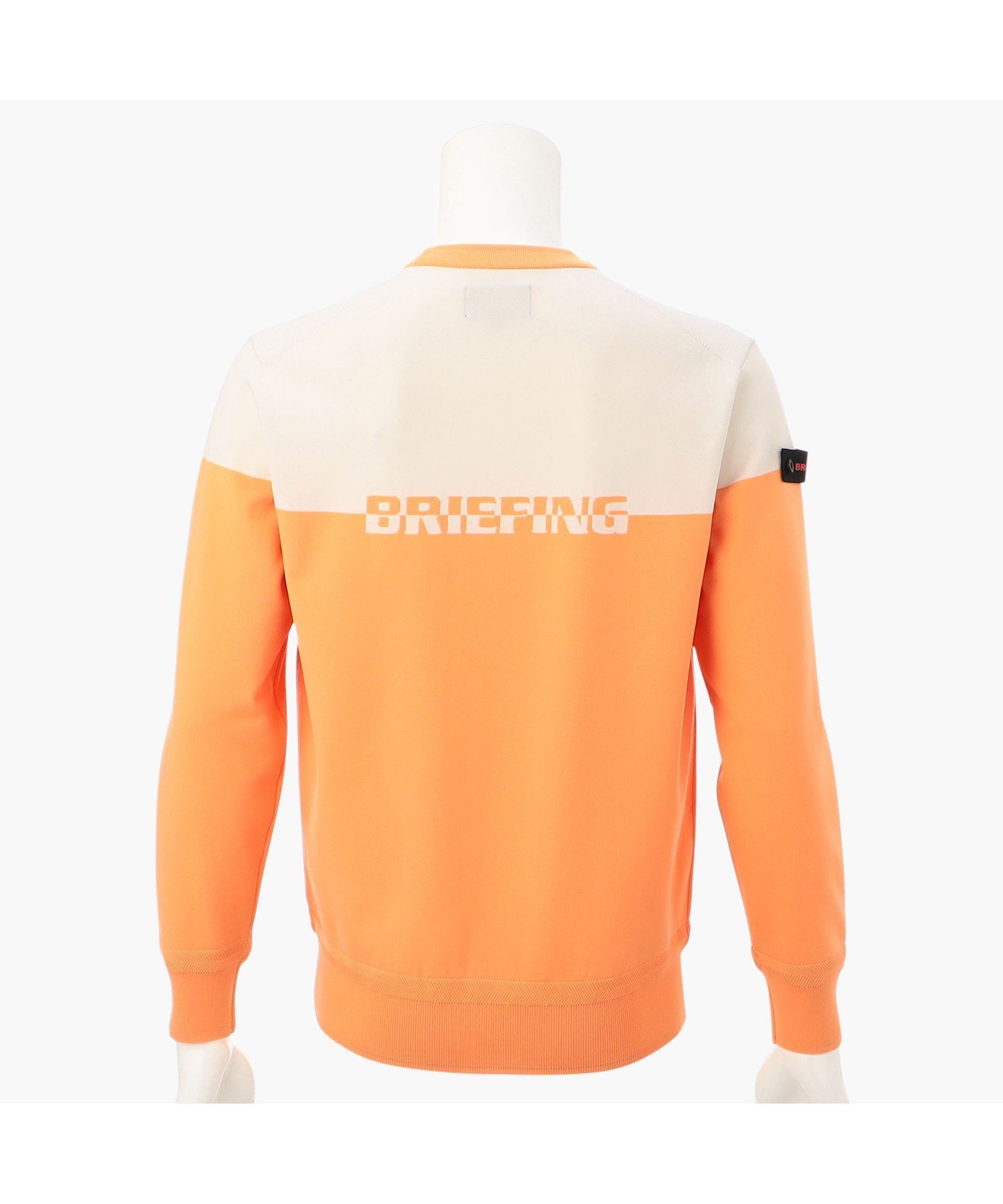 【SALE／30%OFF】BRIEFING GOLF MENS WR BI-CLR CREWNECK KNIT ブリーフィング トップス カットソー・Tシャツ オレンジ ブルー【送料無料】