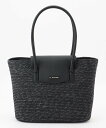 【SALE/50%OFF】LA BAGAGERIE フラップかごトートバッグ ラバガジェリー バッグ かごバッグ ブラック グレー ブラウン ホワイト【送料無料...