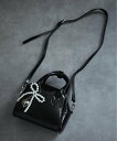 【SALE/20%OFF】HOOK 【HOOK】for girls リボンチャーム付きホログラム2WAYバッグ アイモハ バッグ ハンドバッグ シルバー グレー...