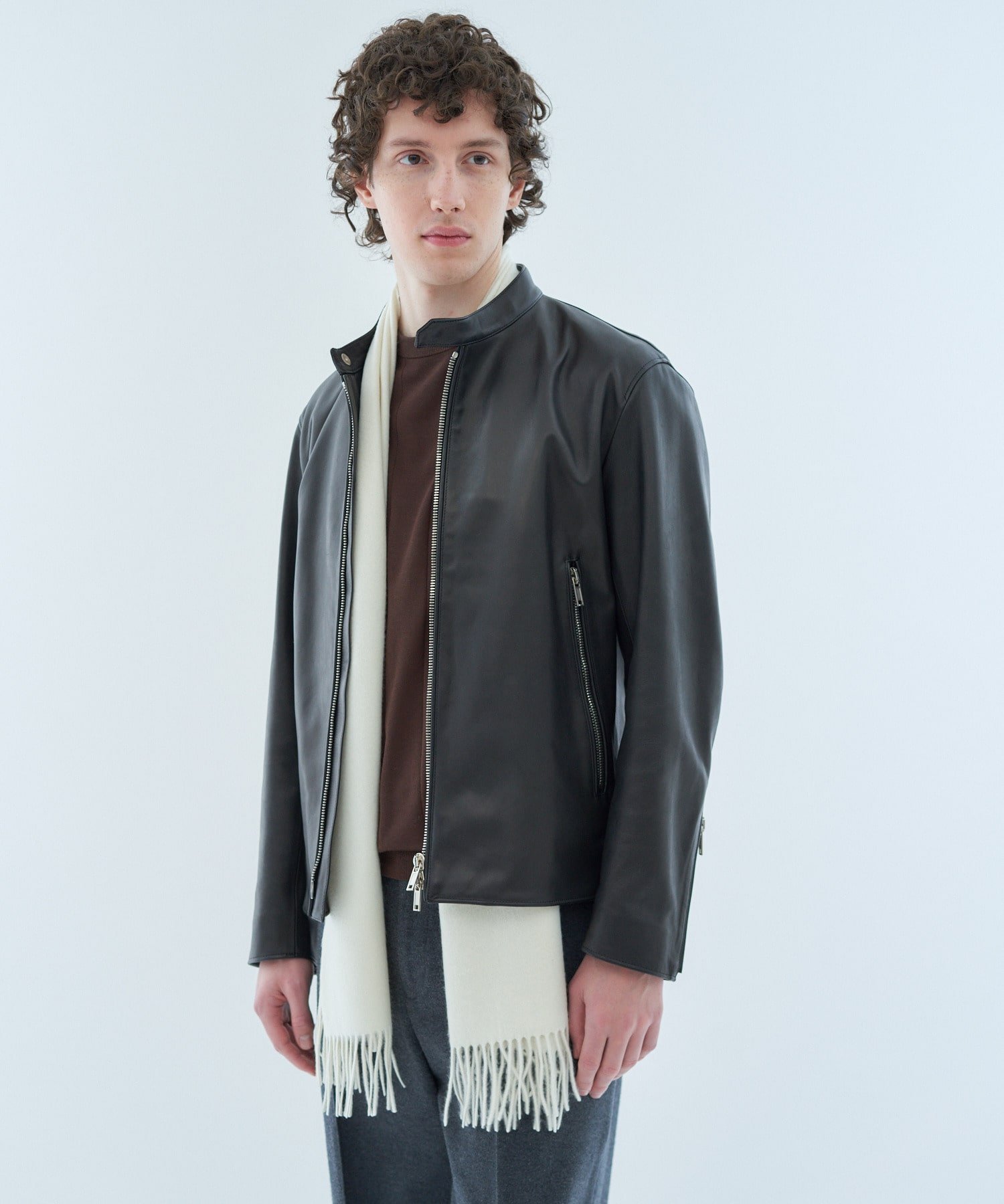 ESTNATION ソリッド カシミヤマフラー エストネーション ファッション雑貨 その他のファッション雑貨 グレー ベージュ ブルー ホワイト【送料無料】