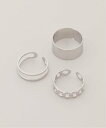 【SALE/75%OFF】REBALANCE REBALANCE/(M)Men's Plating Rings 3点セット リバランス アクセサリー・腕時計 リ...