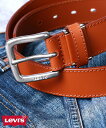 【SALE/5%OFF】Levi's リーバイス ベルト メンズ 本革 レザー ブランド カジュアル 牛革 マルカワ ファッション雑貨 ベルト ブラウン ブラッ...