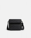 【SALE/62%OFF】COACH OUTLET 【公式】サリバン フラップ クロスボディ バッグ・シグネチャー キャンバス コーチ アウトレット バッグ ショルダーバッグ ブラック【送料無料】(4)