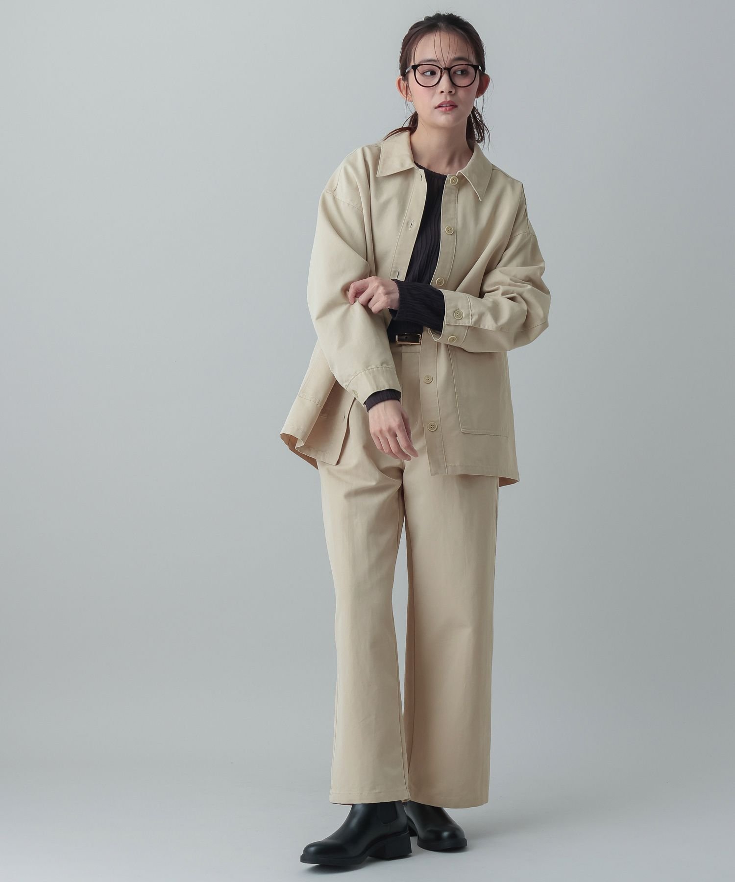 【SALE／40%OFF】GLOBAL WORK MATINEE LINE/チノカバーオール/636119 グローバルワ...