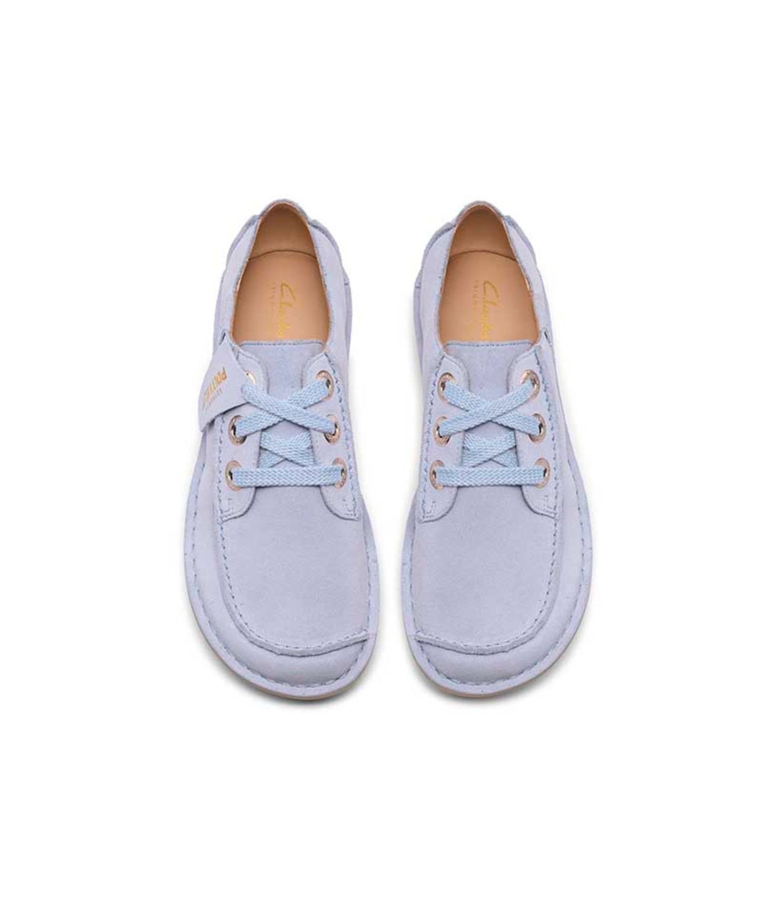 Clarks 014D Funny Dream ファニードリーム ライトブルー カジュアルシューズ リーガル フットコミュニティー シューズ・靴 レースアップ・ドレスシューズ
