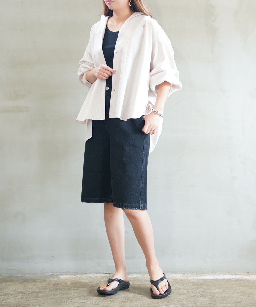 Le Minor ルミノア MARINE SHORTS ブルーコムブルー パンツ チノパンツ ブラック ホワイト