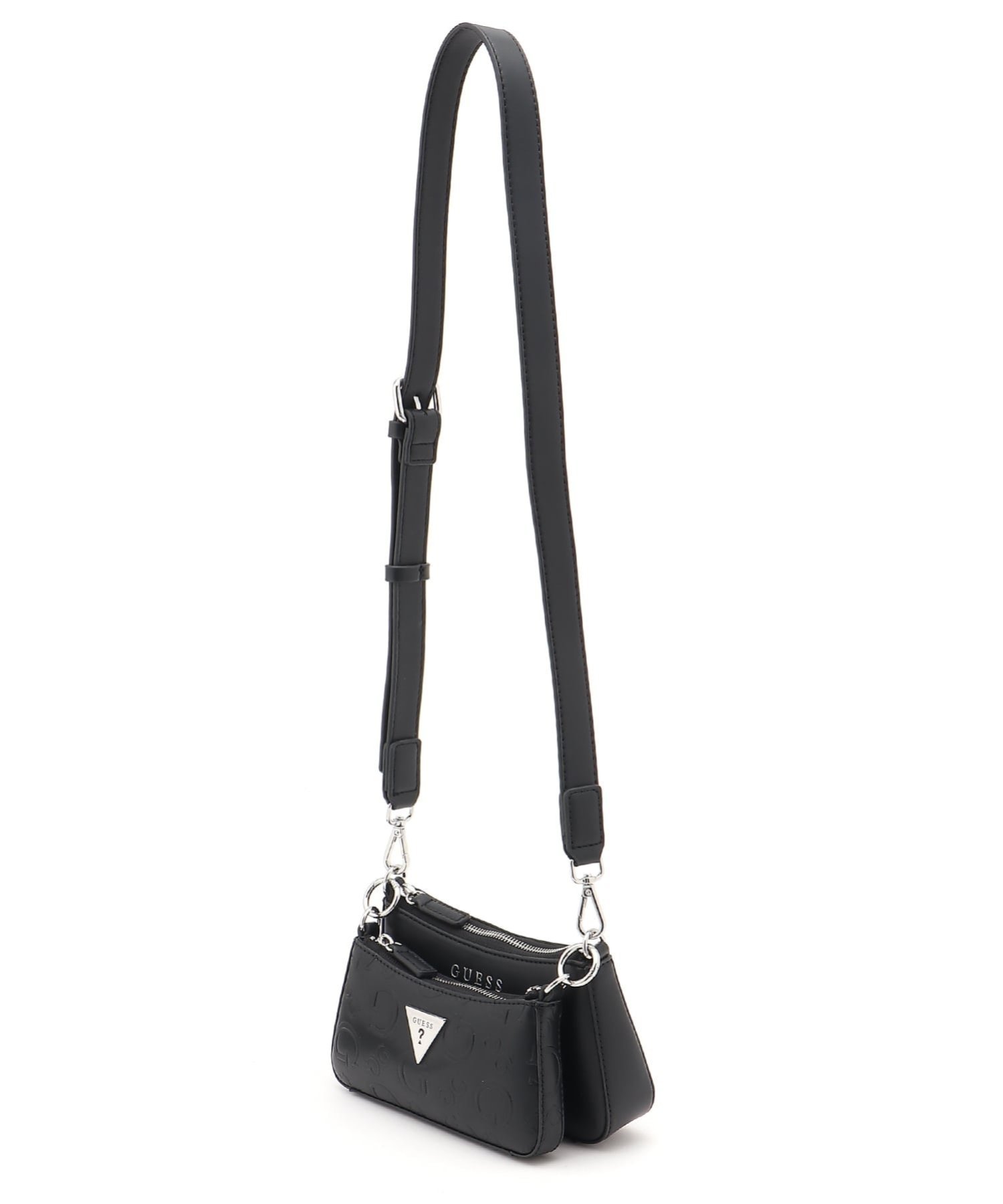 GUESS/(W)HOLLY Mini Crossbody ショルダーバッグ ゲス バッグ ボディバッグ・ウエストポーチ ブルー ブラック