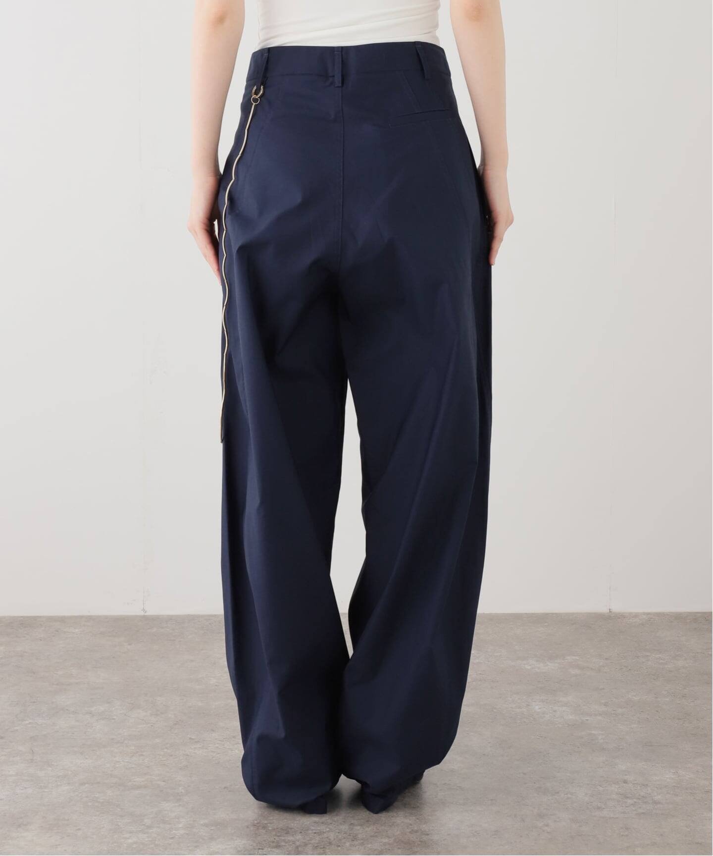 JOURNAL STANDARD L'ESSAGE DARKPARK/ダークパーク PHEBE - CHAIN ADORNED LIG パンツ ジャーナルスタンダード レサージュ パンツ スラックス・ドレスパンツ ネイビー