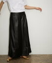 【SALE/70%OFF】ADAM ET ROPE' FEMME サンドステッチローウエストスカート アダムエロペ スカート その他のスカート ブラック ブルー...