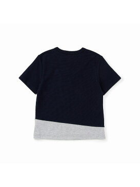 【SALE／50%OFF】COMME CA ISM ロンドンストライプブロッキングTシャツ コムサイズム カットソー【RBA_S】【RBA_E】