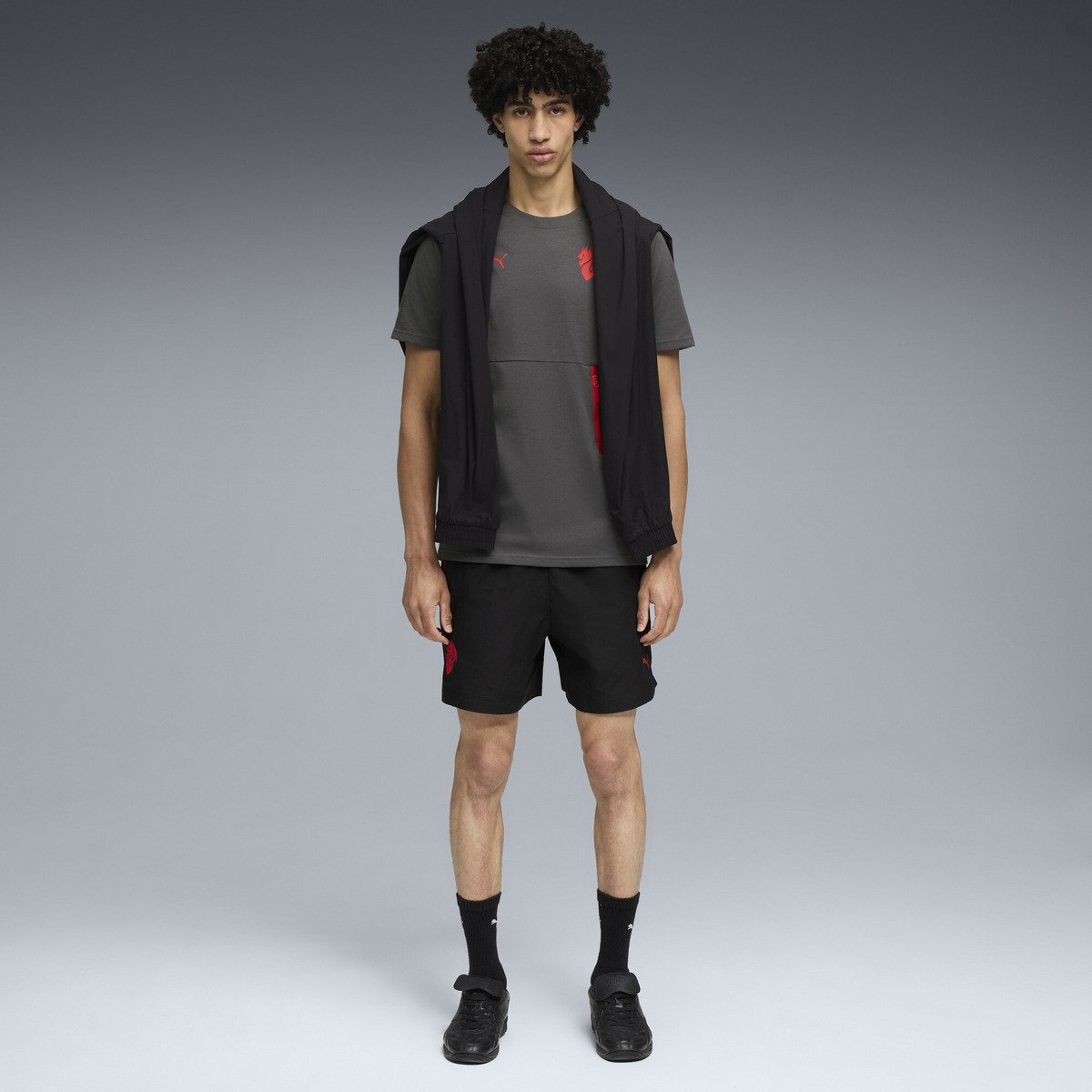 【SALE／30%OFF】PUMA メンズ ACミラン プーマテック ポケット 半袖 Tシャツ プーマ トップス カットソー・Tシャツ グレー【送料無料】
