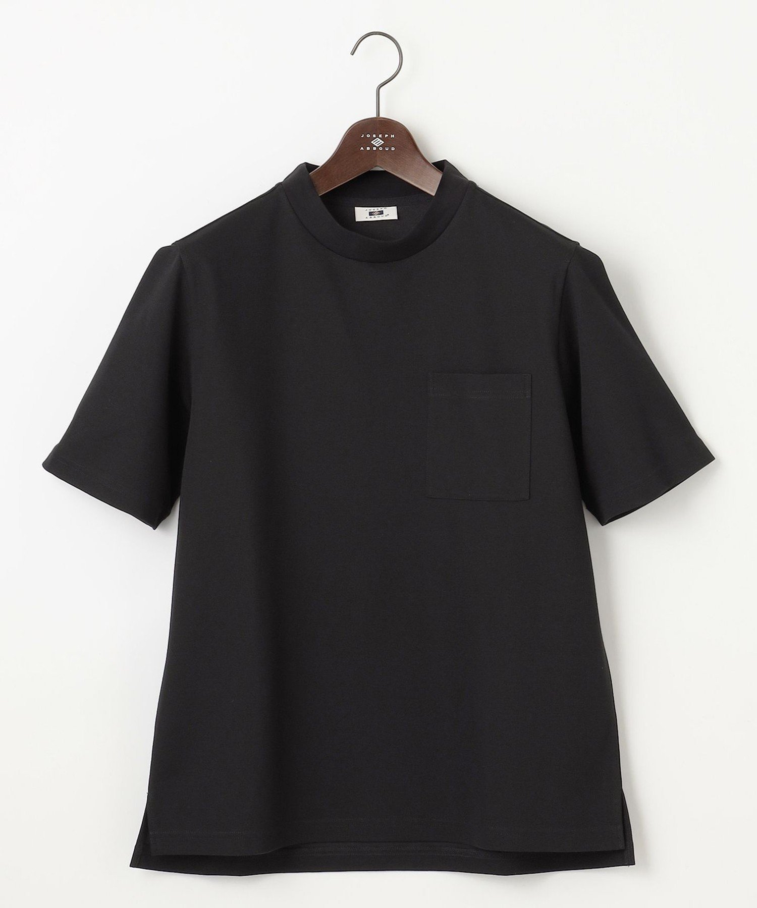 ABBOUD 【衣服内温度調節機能/接触冷感/JAPANファブリック】コンフォーマーミラノリブ モックネック Tシャツ ジョセフアブード トップス カットソー・Tシャツ カーキグリーン ブラック ホワイト