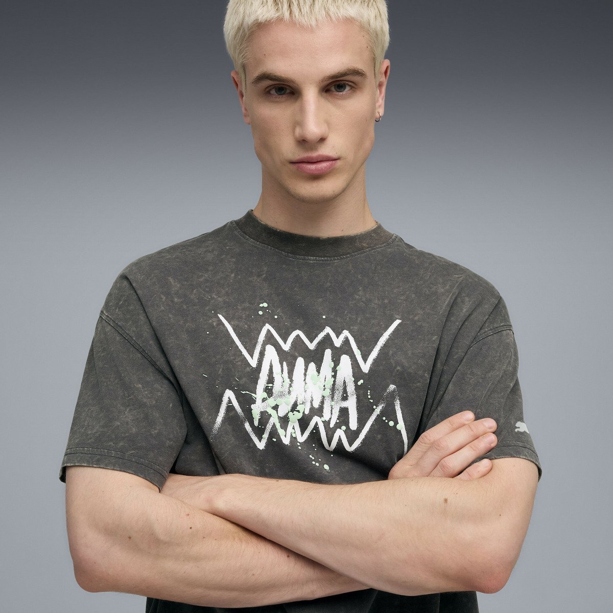 【SALE／30%OFF】PUMA ユニセックス バスケットボール ポインツ イン ザ ペイント 半袖 Tシャツ プーマ トップス カットソー・Tシャツ グレー【送料無料】