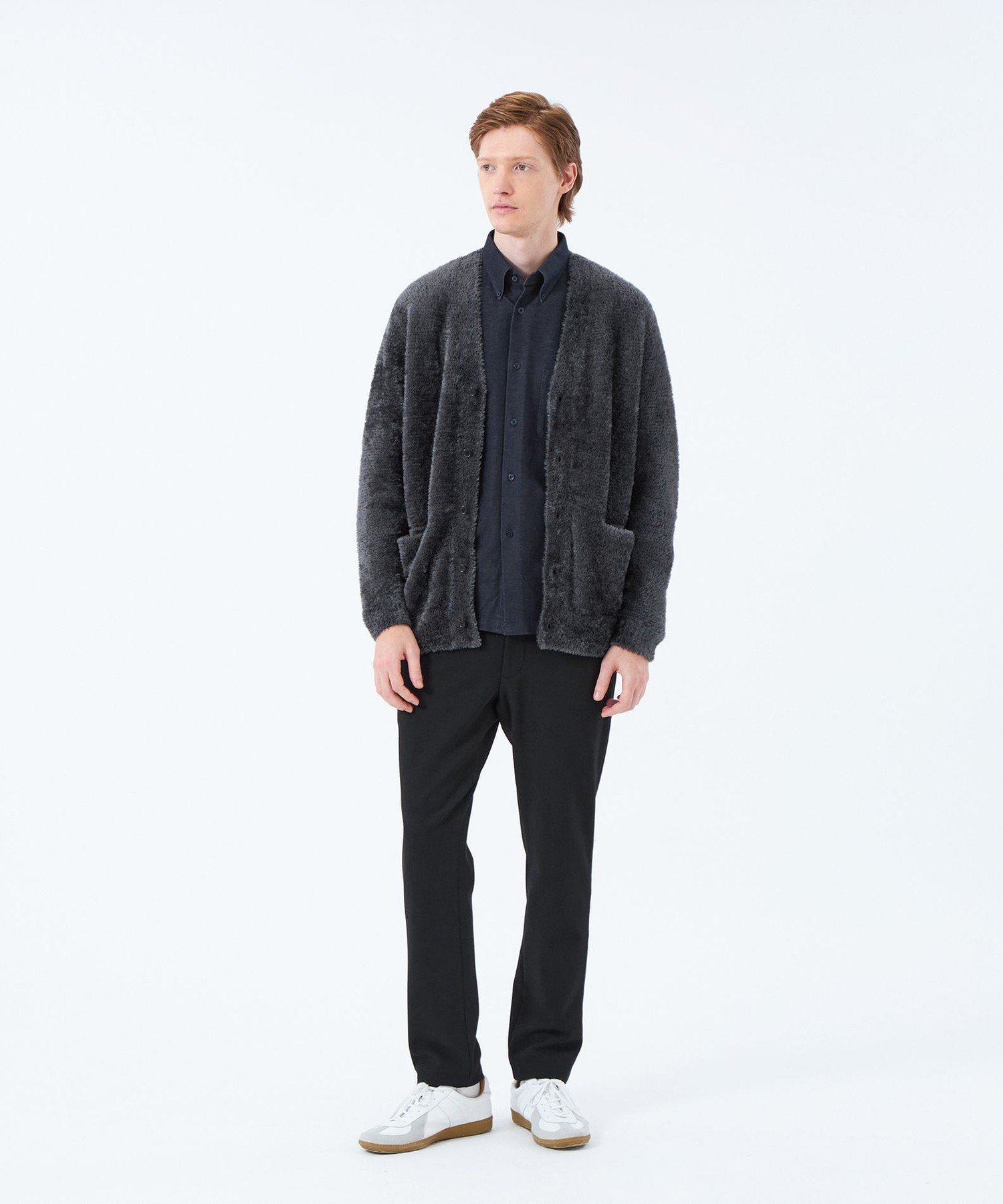 【SALE／67%OFF】MACKINTOSH PHILOSOPHY Octa(R)使用 Vネックカーディガン マッキントッシュ フィロソフィー トップス ニット ブルー グレー【送料無料】